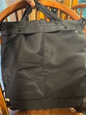 Navy Blue Nylon Backpack/Cooler Utility Tote